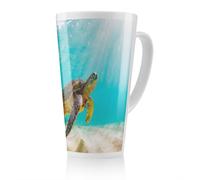 Benjamin Tate Design photo of Sea turtle in the Galapagos island Designer Latte Mug in Natural | Size: 100 cm Benjamin Tate Design Natural 100 cm