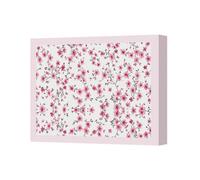 Benjamin Tate Design Pink Cherry Blossom Canvas Wall Art Print On Deep Wooden Frame Uk Handmade