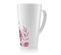 Benjamin Tate Design Pink Floral Latte Mug, Stunning Designer Mug Fit For Any Home, Treat Yourself Or A Loved One