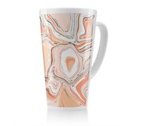 Benjamin Tate Design Pink Marble Latte Mug in Natural | Size: 100 cm Benjamin Tate Design Natural 100 cm