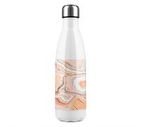 Benjamin Tate Design Pink Marble Stainless Steel Bottle Designer Style
