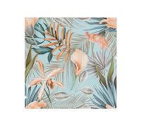 Benjamin Tate Design Pink Tropical Flowers Splash Back Designer Style