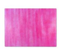 Benjamin Tate Design Pink Watercolour Strokes Glass Chopping Board