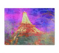 Benjamin Tate Design Pinky Tower Glass Chopping Board in Natural Benjamin Tate Design Natural