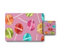 Benjamin Tate Design Placemat And Coaster Set, Designer Artwork, Wood Bottom, High End Print, Limited Edition