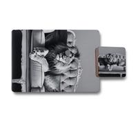 Benjamin Tate Design Placemat And Coaster Set Featuring In Trend Designer Artwork With Wood Bottom Exclusive Edition