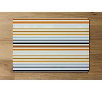 Benjamin Tate Design Placemat And Coaster Set Of 12 Featuring Exclusive Designer Artwork Collection With Wood Bottom And Fine Print