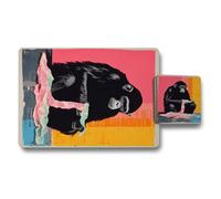Benjamin Tate Design Placemat And Coaster Set Of Twelve Designer Artwork With Wood Bottom And High End Print Technology Limited Edition