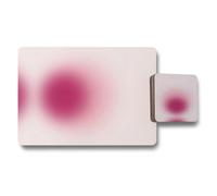 Benjamin Tate Design Placemat And Coaster Set Premium Art Print On Wood Bottom Designer Artwork Limited Edition