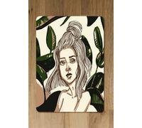 Benjamin Tate Design Placemat And Coaster Set With Designer Artwork And Wood Bottom In Trend Collection Limited Edition