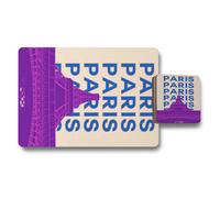 Benjamin Tate Design Placemat And Coaster Set With Designer Paris Artwork Wood Backed Limited Edition Collection