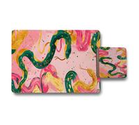 Benjamin Tate Design Placemat And Coaster Set, Wood Bottom, Designer Artwork Collection, Limited Edition
