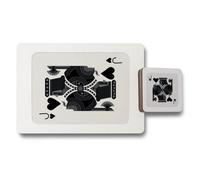 Benjamin Tate Design Placemat And Coaster Set Wood Bottom High End Print Designer Artwork Limited Edition