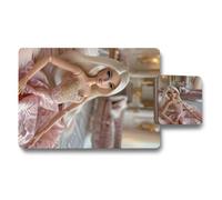 Benjamin Tate Design Placemat Coaster Set Designer Artwork On Wood Bottom Set Of Twelve Luxury Collection Limited Edition