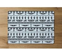 Benjamin Tate Design Placemat Coaster Set With Wood Backing Designer Artwork Set Of Twelve Limited Edition