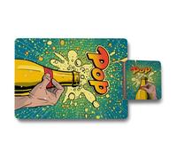 Benjamin Tate Design Pop Art Champagne Placemats And Coasters Set Wood Bottom High End Print Collection Limited Edition