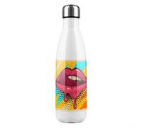 Benjamin Tate Design Pop Art Retro Vintage Colorful Background Designer Stainless Steel Bottle Designer Style