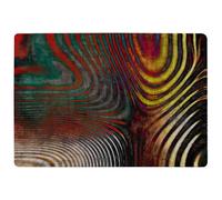 Benjamin Tate Design Psychedelic Print Rug in Natural | Size: Large Benjamin Tate Design Natural Large