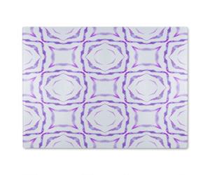 Benjamin Tate Design Purple Brilliant Boho Glass Chopping Boarddesigner Style
