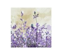 Benjamin Tate Design Purple Flowers Splash Back Designer Style