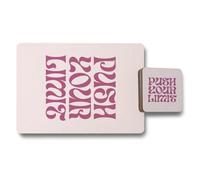 Benjamin Tate Design Push Your Limits Placemat And Coaster Set Limited Edition Designer Artwork With Wood Backing