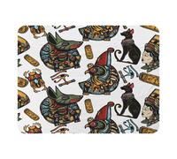 Benjamin Tate Design Queen Cleopatra History Blanket in Natural | Size: 120 cm x 150 cm Benjamin Tate Design Natural 120 cm x 150 cm