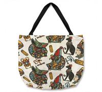 Benjamin Tate Design Queen Cleopatra History Tote Bat Designer Style