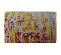 Benjamin Tate Design River Thames & Red Branches Soft Bath Towel in Green Benjamin Tate Design Green