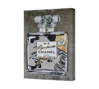 Benjamin Tate Design Romance Chanel No 5 Perfume Bottle Canvas Wall Art Uk Handmade