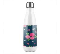 Benjamin Tate Design Rose Bud Pattern Stainless Steel Bottle in Natural Benjamin Tate Design Natural