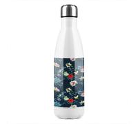 Benjamin Tate Design Roses & Other Bright Flowers Stainless Steel Bottle Designer Style