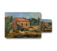 Benjamin Tate Design Rustic Cottage By The River Placemat And Coaster Set
