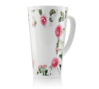 Benjamin Tate Design Scattered Flowers Latte Mug in Natural | Size: 100 cm Benjamin Tate Design Natural 100 cm