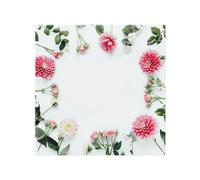 Benjamin Tate Design Scattered Flowers Splash Back in Natural Benjamin Tate Design Natural