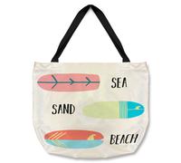 Benjamin Tate Design Sea Sand Surf Beach Tote bat in Natural Benjamin Tate Design Natural