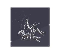 Benjamin Tate Design Sign Of The Zodiac Cancer Dining Splash Back in Natural Benjamin Tate Design Natural