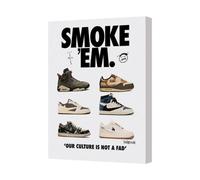Benjamin Tate Design Smoke Em Sneakers Canvas Wall Art Print Contemporary Home Decor