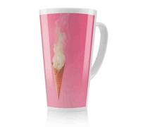 Benjamin Tate Design Smoking Ice Cream Cone Latte Mug, Stunning Designer Mug Fit For Any Home, Treat Yourself Or A Loved One