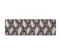 Benjamin Tate Design Snake & Leopard Skin Runner Special Soft Home Rug