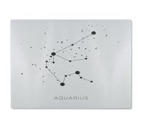Benjamin Tate Design Star Constellation Zodiac Aquarius Dining Glass Chopping Board