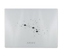 Benjamin Tate Design Star Constellation Zodiac Aries Dining Glass Chopping Board