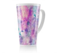 Benjamin Tate Design Starry Galaxy Print In Unicorn Colours Latte Mug, Stunning Designer Mug Fit For Any Home, Treat Yourself Or A Loved One