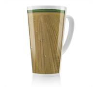 Benjamin Tate Design Straw Bales Of Wheat Lying On Harvested Field Designer Latte Mug