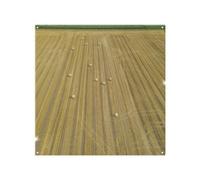 Benjamin Tate Design Straw Bales Of Wheat Lying On Harvested Field Designer Splash Back Designer Style