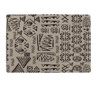 Benjamin Tate Design Striped Egyptian Theme With Ethnic And Tribal Motifs Designer Special Soft Home Rug