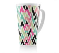 Benjamin Tate Design Summer Hipster Boho Chic Latte Mug, Stunning Designer Mug Fit For Any Home, Treat Yourself Or A Loved One