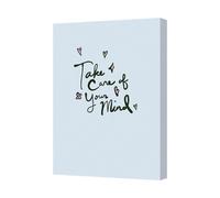 Benjamin Tate Design Take Care Of Your Mind Canvas Wall Art Print Uk Handmade Framed