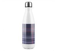 Benjamin Tate Design Tartan Plaid Pattern Stainless Steel Bottle Designer Style