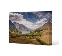 Benjamin Tate Design The Glenfinnan Viaduct (Canvas Print) / 101 x 77 x 4cm in Natural | Size: 101 x 77 x 4 cm Benjamin Tate Design Natural 101 x 77 x 4 cm