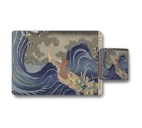 Benjamin Tate Design The Great Wave Off Kanagawa Placemats And Coasters Set